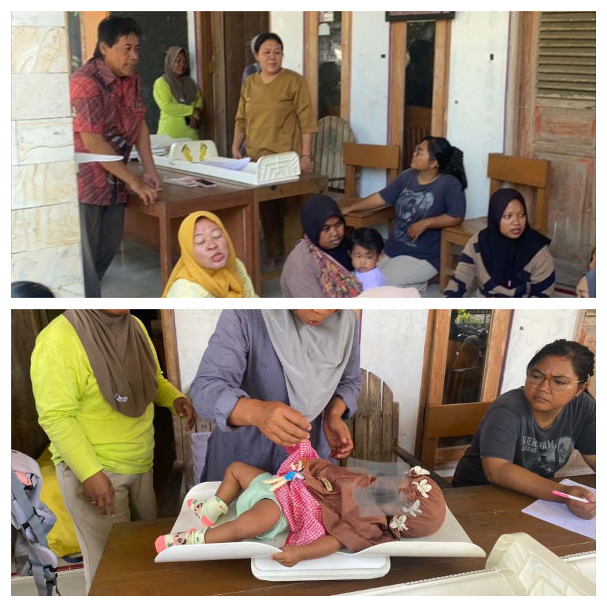 Monev Pembagian PMT di Desa Dawung, Pastikan Program Berjalan Tepat Sasaran
