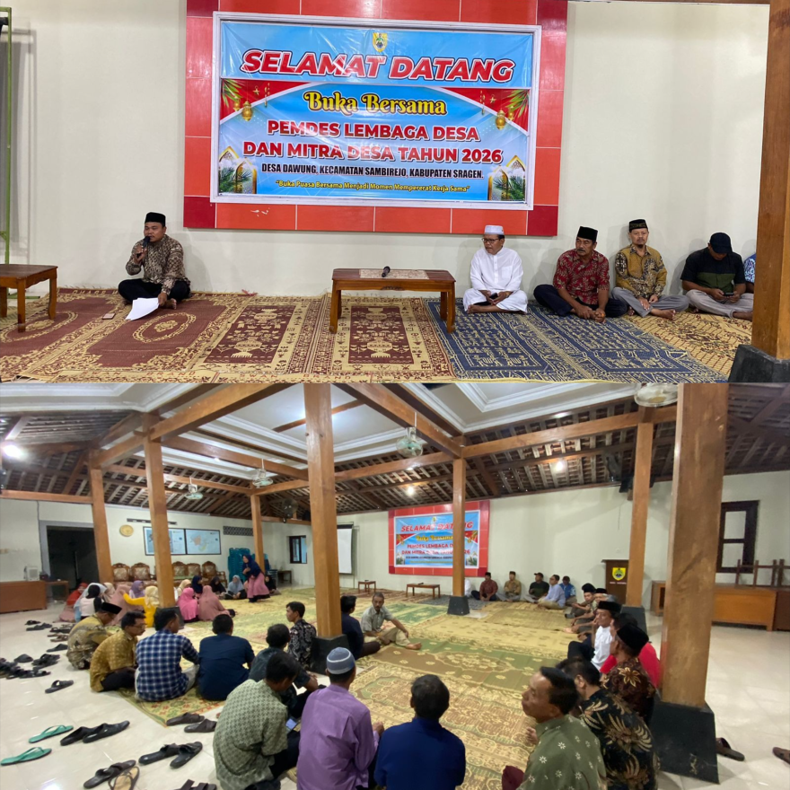 Buka Bersama Pemdes Lembaga Desa dan Mitra Desa Tahun 2026 dengan Tema BUKA PUASA MENJADI MOMEN MEMPERERAT KERJA SAMA