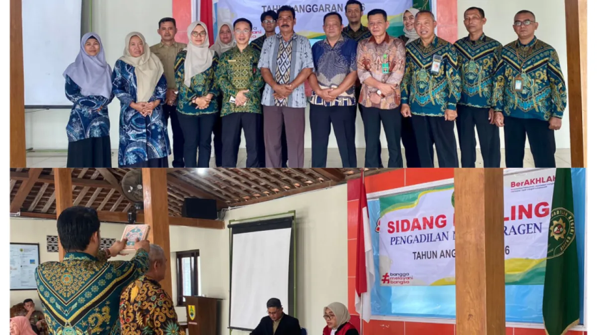 Pengadilan Negeri Sragen Gelar Sidang Keliling di Desa Dawung Kecamatan Sambirejo