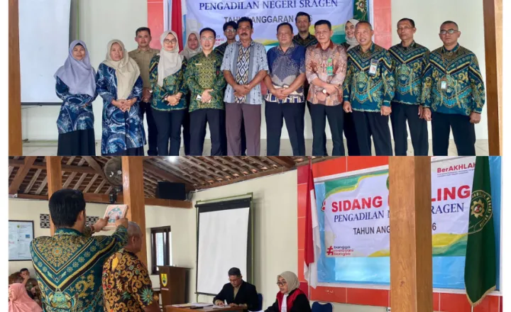Pengadilan Negeri Sragen Gelar Sidang Keliling di Desa Dawung Kecamatan Sambirejo