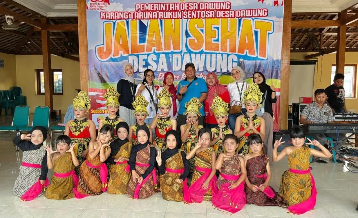 Pemerintah Desa Dawung dan Karang Taruna Gelar Jalan Sehat Meriahkan HUT RI ke-80