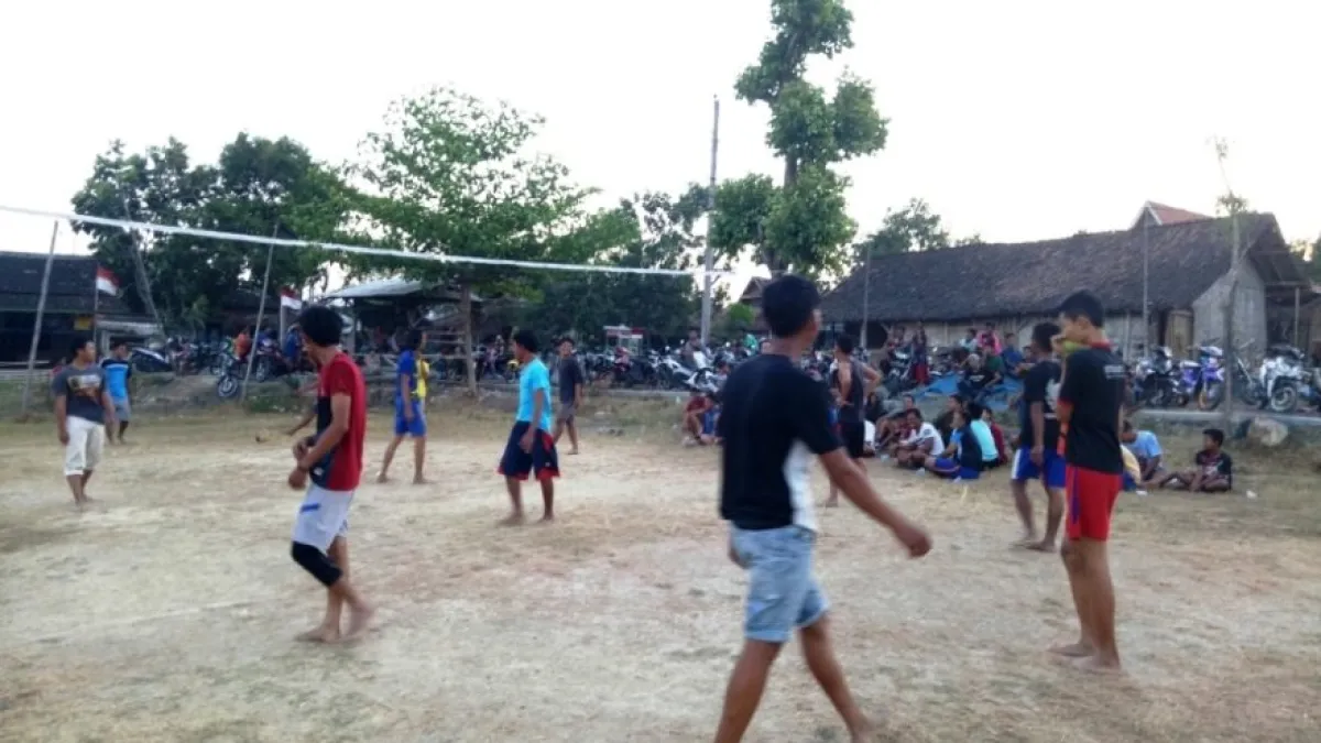 Karang Taruna Desa Dawung Adakan Lomba Voli Antar Dusun, Pererat Persatuan Pemuda