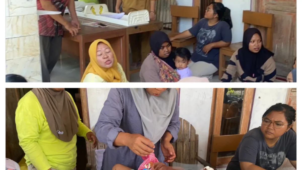 Monev Pembagian PMT di Desa Dawung, Pastikan Program Berjalan Tepat Sasaran