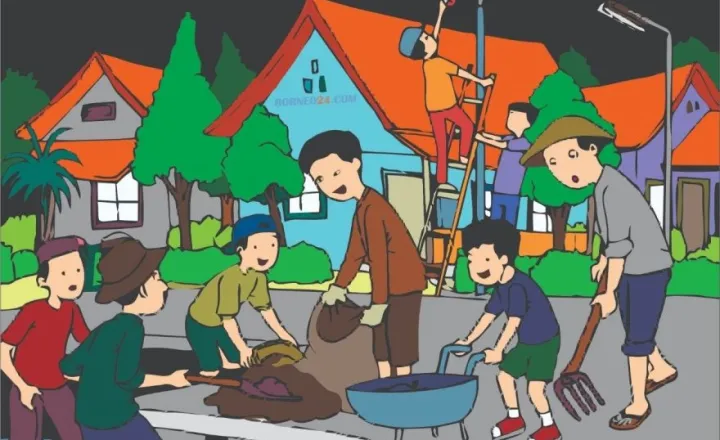 Gotong Royong Warga Dawung: Warisan Budaya yang Terus Hidup dalam Kehidupan Moder